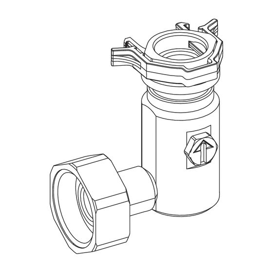 Tece Absperrventil 3-Wege für Tece profil WC-Modul mit Hygienespülfunktion