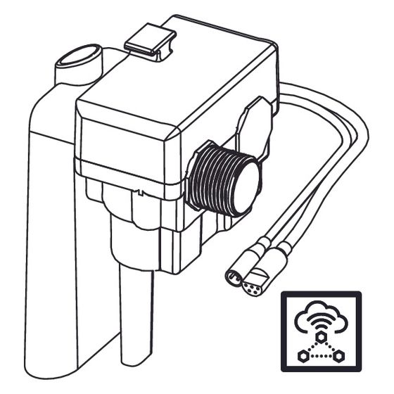 Tece Hygienespüleinheit IoT für WC-Modul mit Hygienespülfunktion Kaltwasser, 9820619