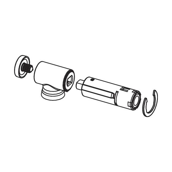 Tece Beschläge und Dämpfer für Sitz/Deckel Slim
