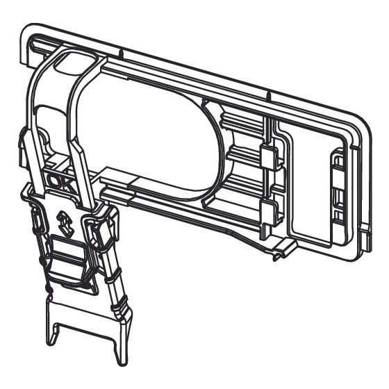 Tece Niederhalter Version Schieber, 9820698