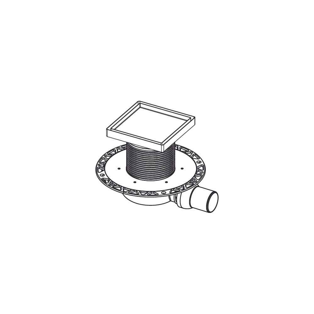 Tece drainpoint Ablaufset S 116 superflach mit Seal System, Universalflansch, befliesbare... TECE-3601108 4027255131019 (Abb. 2)