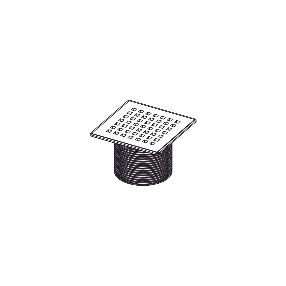 Tece drainpoint S Rostrahmen 150x150mm inklusive Designrost quadratum, Edelstahl... TECE-3660008 4027255031111 (Abb. 2)
