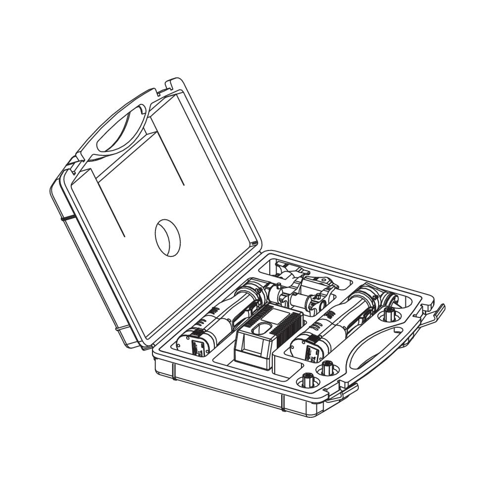 Tece flex RazFaz Werkzeugset Dimension 16-32mmmm, Akkupress- und Aufweitwerkzeug im Koffer... TECE-720174 4027255018495 (Abb. 2)