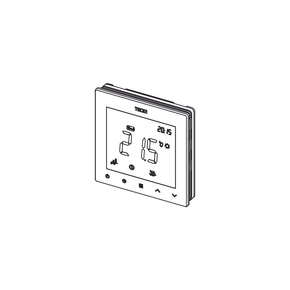 Tece floor Raumthermostat mit LC-Display, RT-D UP-230V, Schwarz, 77410063... TECE-77410063 4027255135000 (Abb. 3)