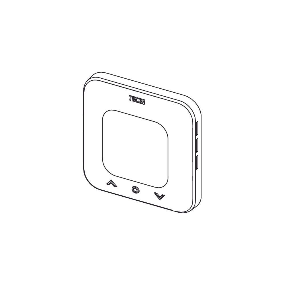 Tece floor Wi-Fi Slave Raumthermostat, Weiß, 77410069... TECE-77410069 4027255135017 (Abb. 2)