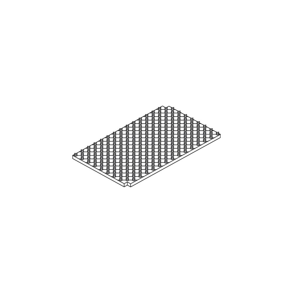 Tece floor Noppenplatte 30-2/14-17mm, Wärmeleitfähigkeitsgruppe 040, 29dB, 5 kN/m2, 1,2m... TECE-77510010 4027255027893 (Abb. 2)