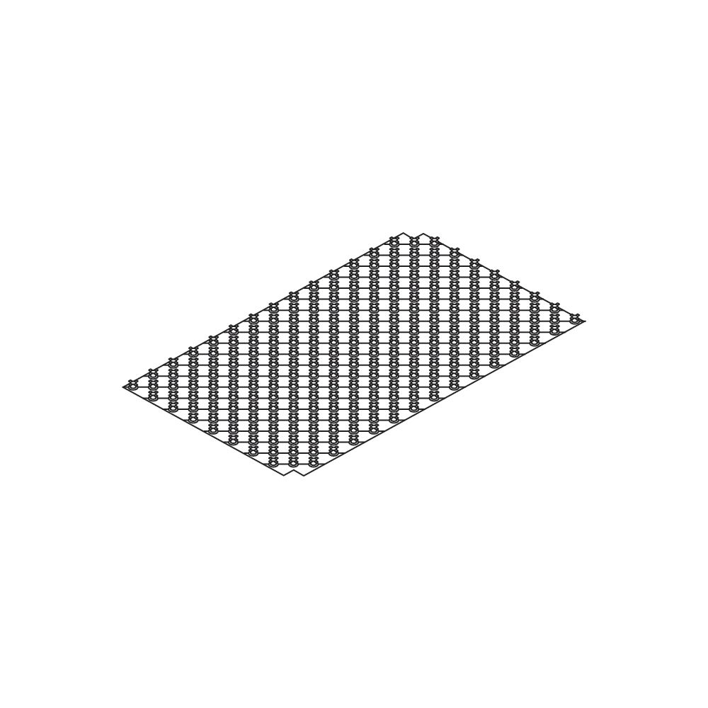 Tece floor Noppenfolie 14-17mm ohne Dämmung, 1,2m2 pro Stück... TECE-77510030 4027255027916 (Abb. 2)