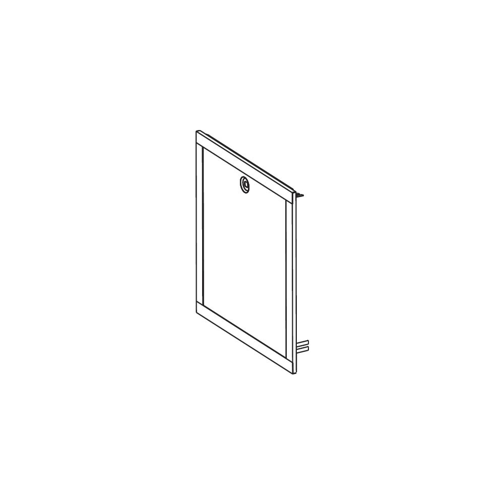 Tece floor Rahmen und Tür für Unterputz Schrank 1140, Reinweiß beschichtet... TECE-77990031 4027255032675 (Abb. 1)