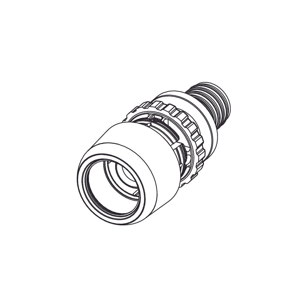 Tece logo-Ax Übergangskupplung auf Tece flex, Dimension 20x20mm, Siliziumbronze... TECE-8804352 4027255098954 (Abb. 2)