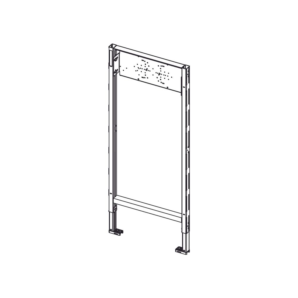 Tece profil Bad-/Duschmodul mit verstellbarer Traverse für UP- und AP-Armaturen, Bauhöhe ... TECE-9340002 4027255131545 (Abb. 2)