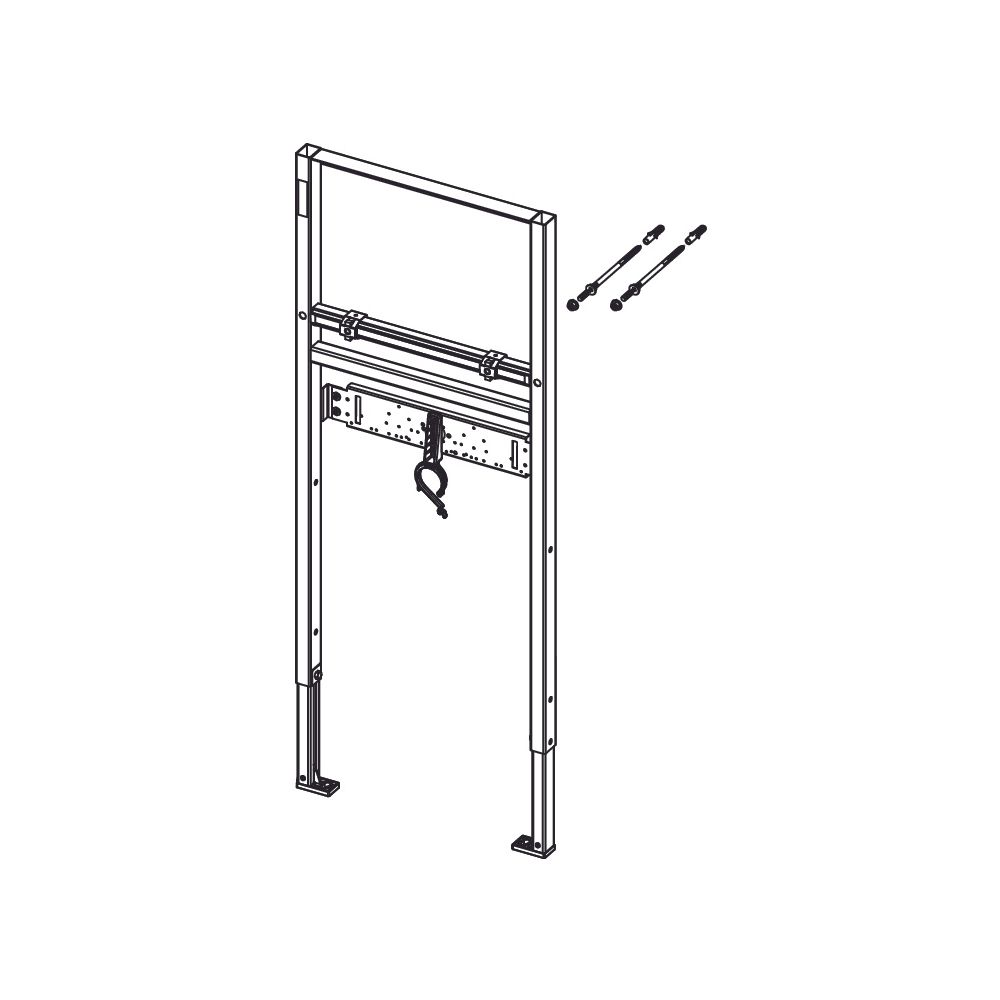 Tece base Waschtischmodul Bauhöhe 1120mm... TECE-9410001 4027255059726 (Abb. 2)