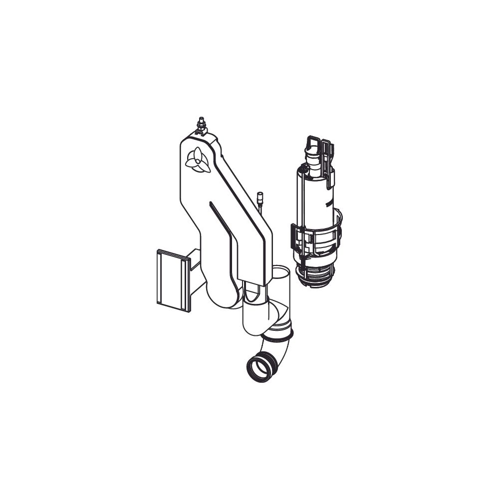 Tece lux Aufrüstset ceramic-Air Geruchsabsaugung... TECE-9660000 4027255031388 (Abb. 3)