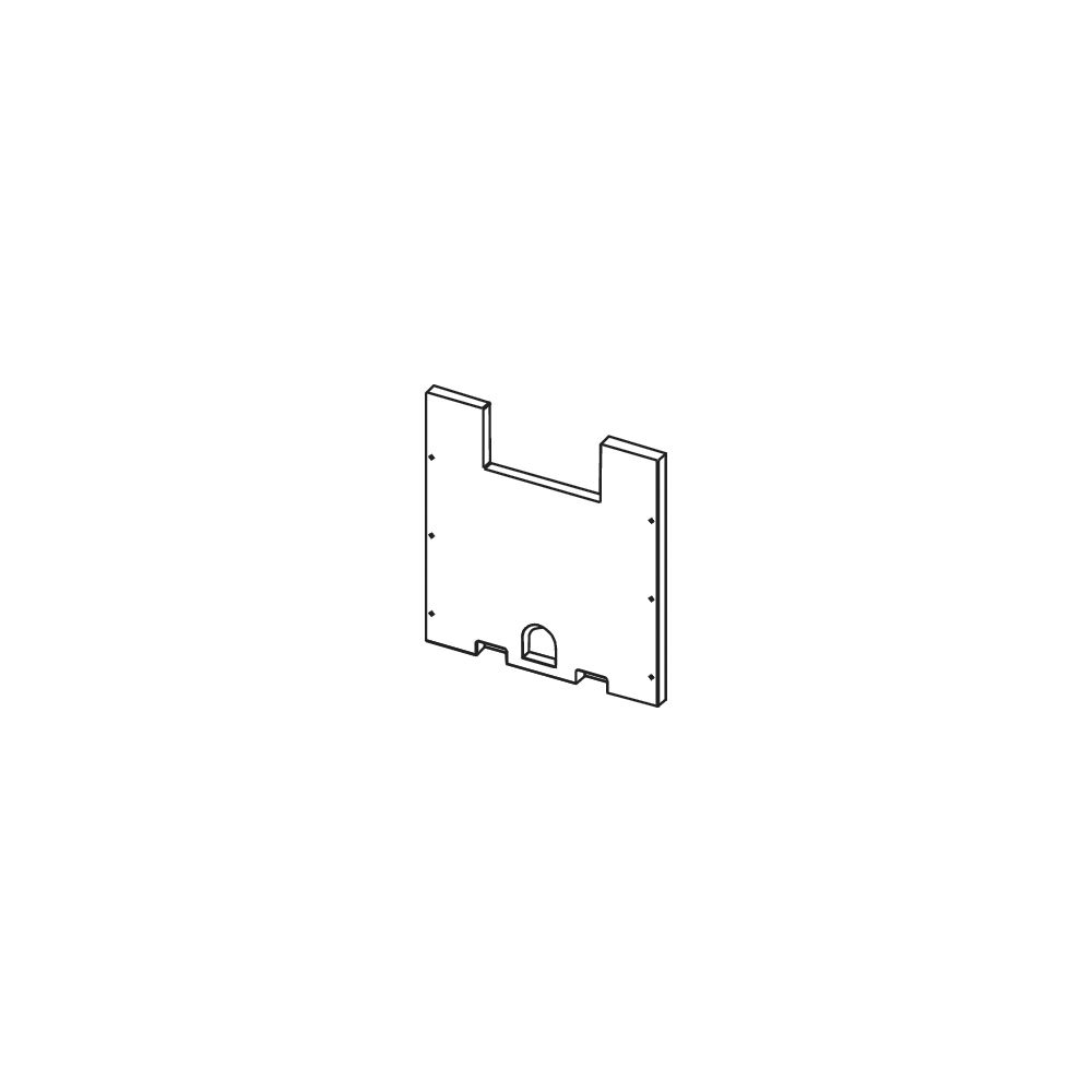 Tece Bauplatte mit Schrauben für Tece Nassbauspülkasten 820mm... TECE-9820050 4027255006294 (Abb. 1)