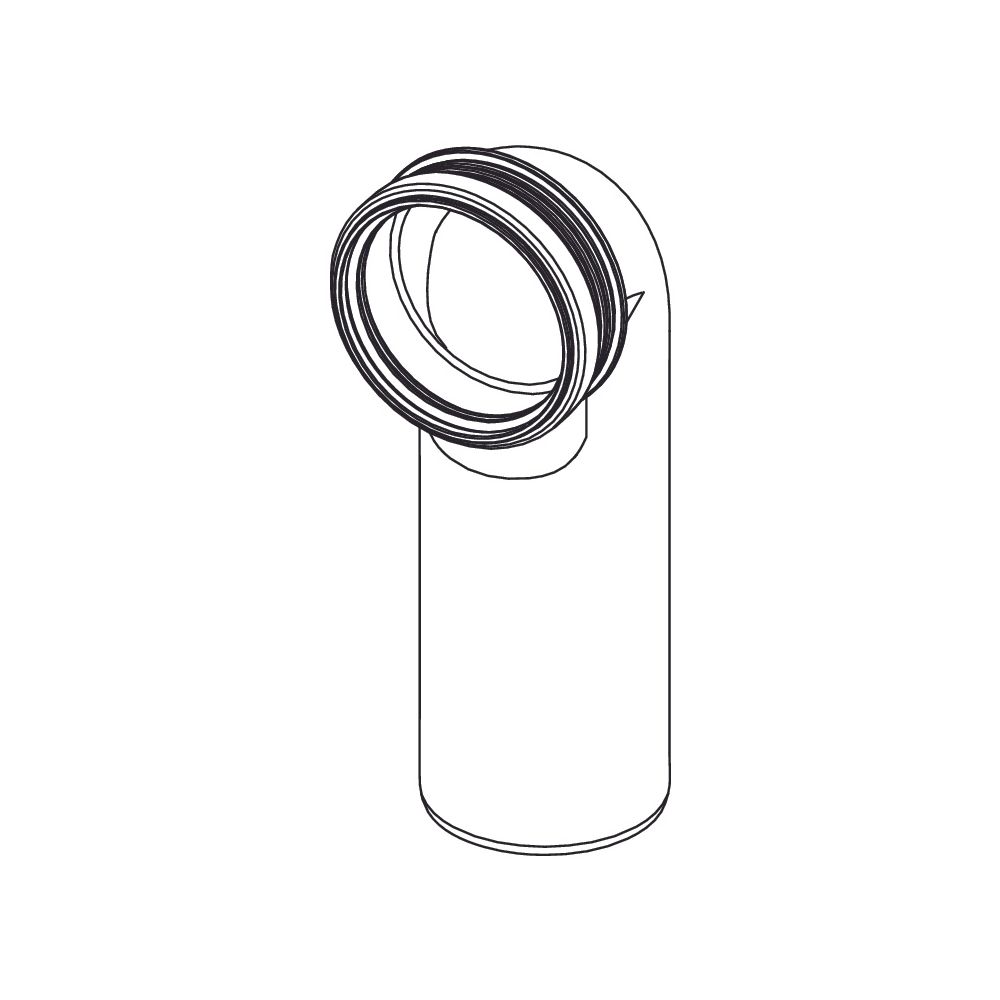 Tece box WC Ablaufbogen DN 90/90 Material PE-HD... TECE-9820150 4027255031869 (Abb. 2)