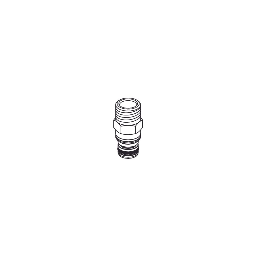 Tece Wasseranschlussnippel 1/2" Außengewinde mit O-Ring... TECE-9820234 4027255023833 (Abb. 2)