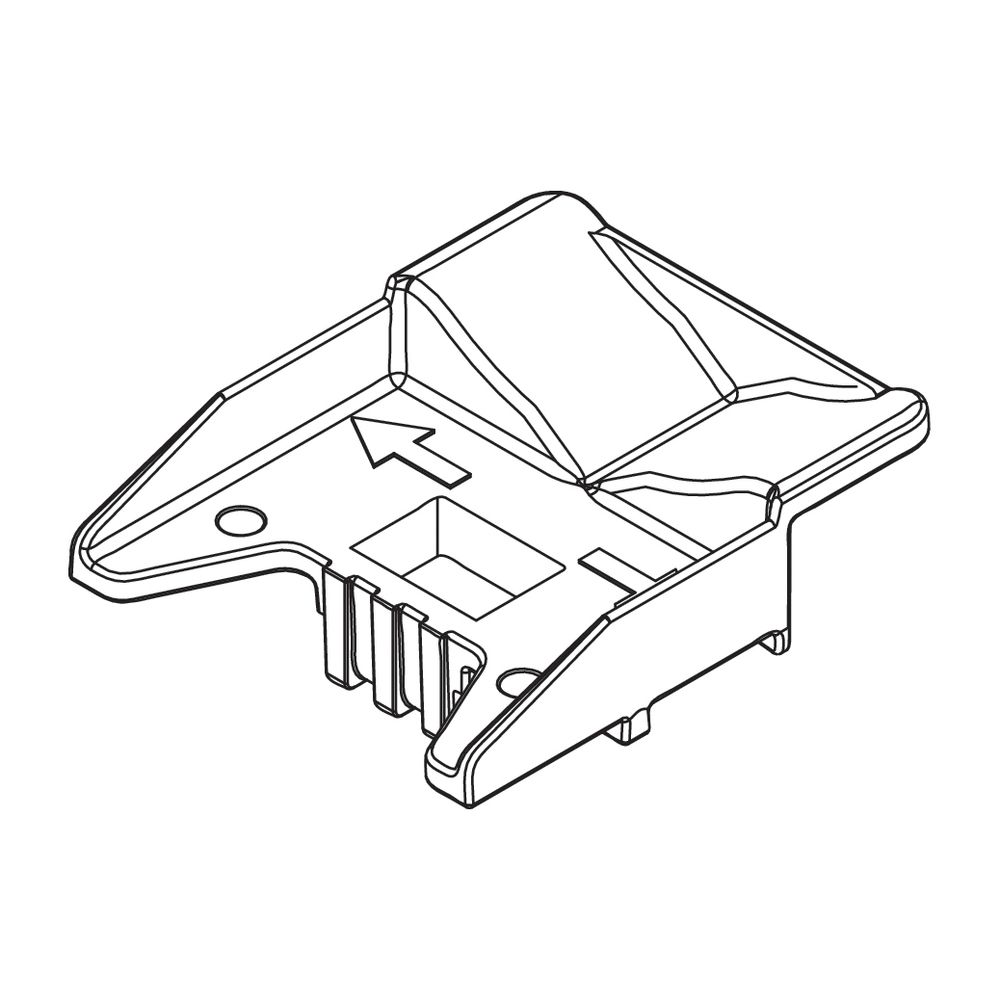 Tece Niederhalter für Base-Spülkasten... TECE-9820472 4027255082076 (Abb. 1)