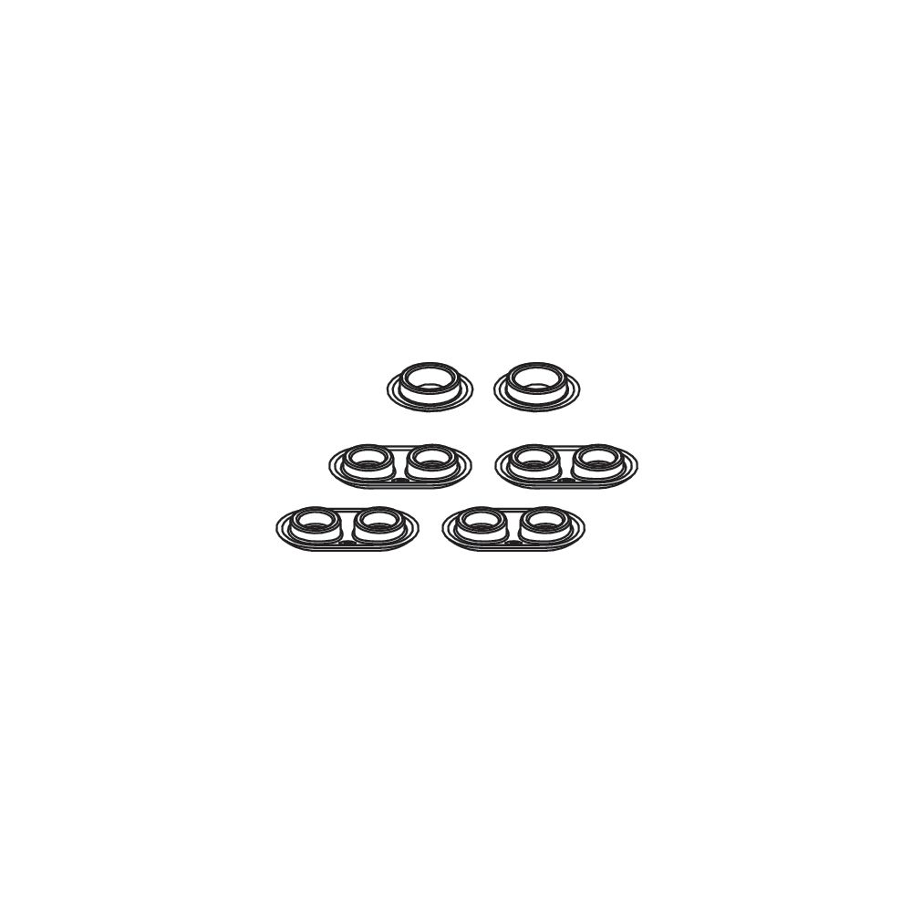 Tece Pufferset für Sitz/Deckel Slim, Grau... TECE-9820673 4027255096325 (Abb. 1)