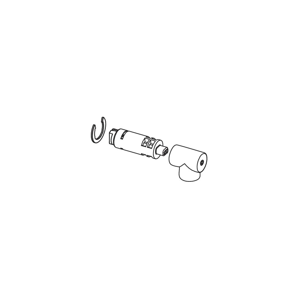 Tece BeschlAußengewinde und Dämpfer links für Sitz/Deckel CLASSIC, ab Baujahr 03/2023... TECE-9820695 4027255098435 (Abb. 1)