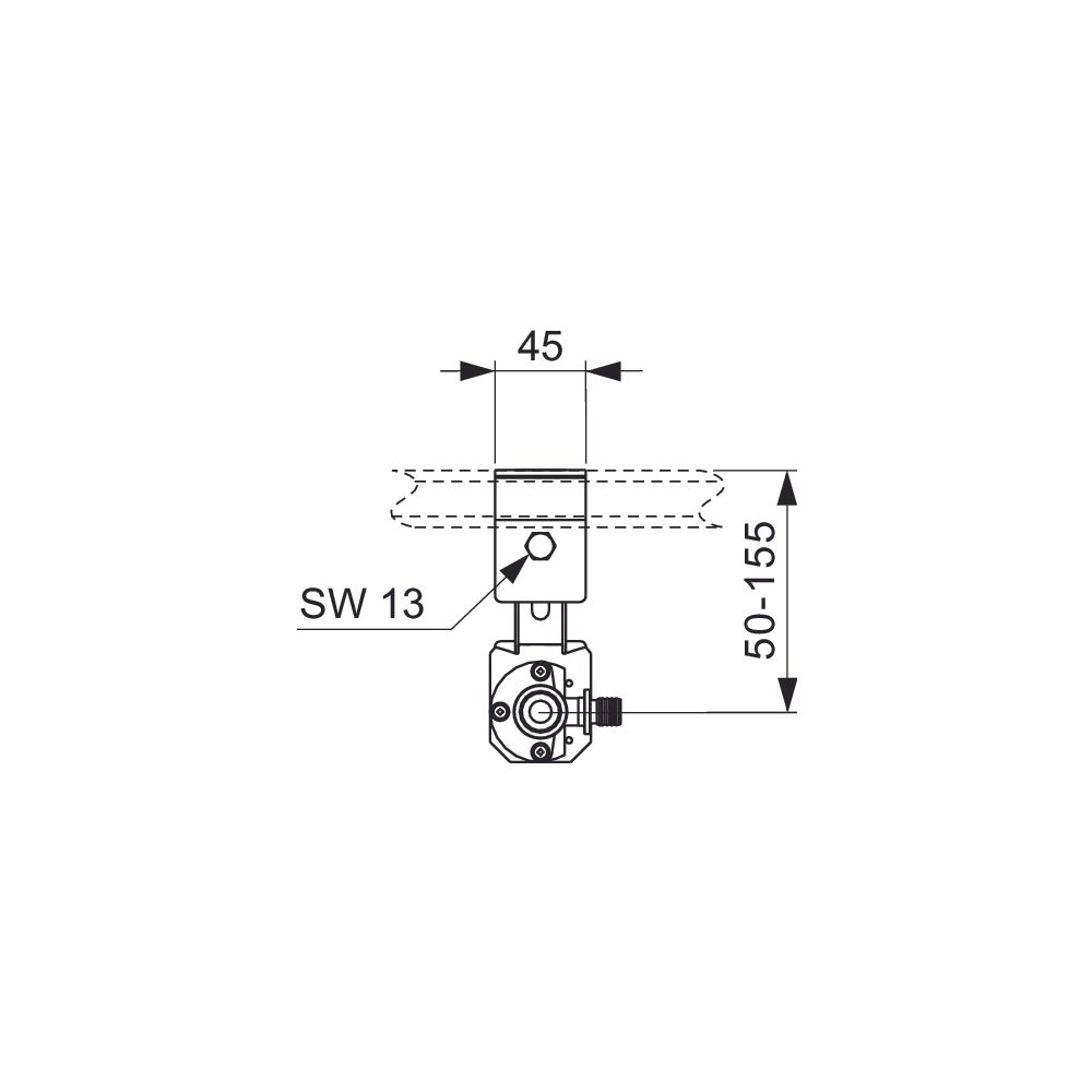 Tece profil Armaturenanschluss mit Wandscheibe Tece flex 16mm x 1/2", Siliziumbronze... TECE-9020051 4027255041158 (Abb. 3)