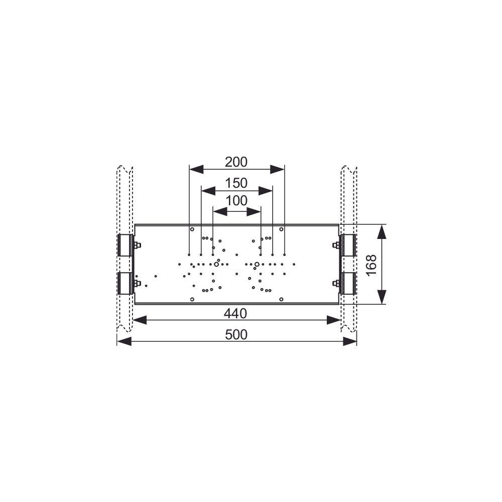 Tece profil Armaturentraverse mit Multiklemmen für UP- und AP-Armaturen... TECE-9020060 4027255131651 (Abb. 3)
