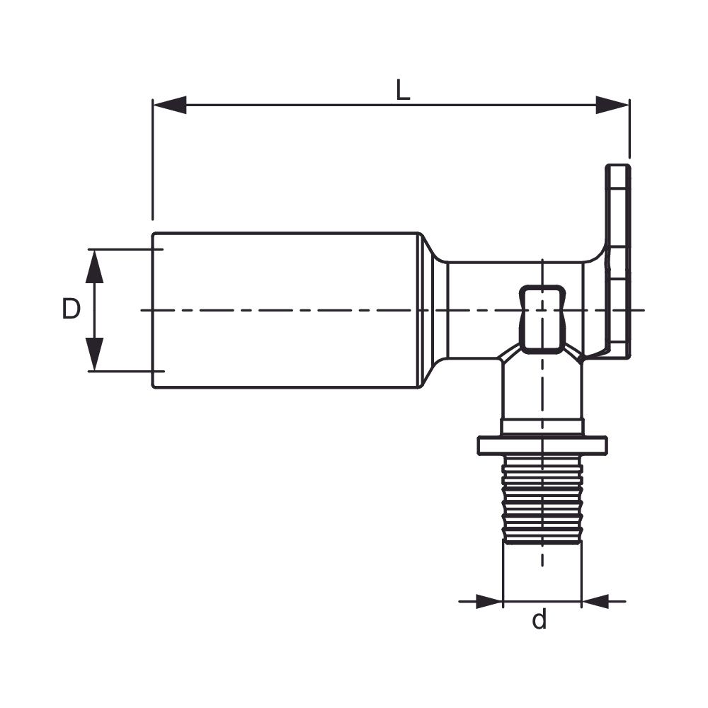 Tece profil System-Wandscheibe Tece logo 20mm x 1/2" lange Ausführung, Siliziumbronze... TECE-9021022 4027255041189 (Abb. 3)