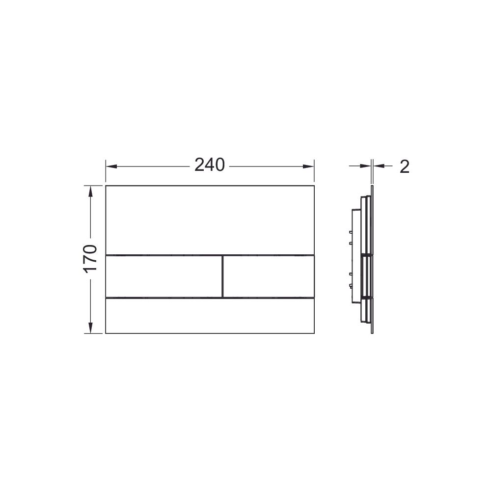 Tece square Metall 1 Ersatzteil Edelstahl... TECE-9820391 4027255058651 (Abb. 3)