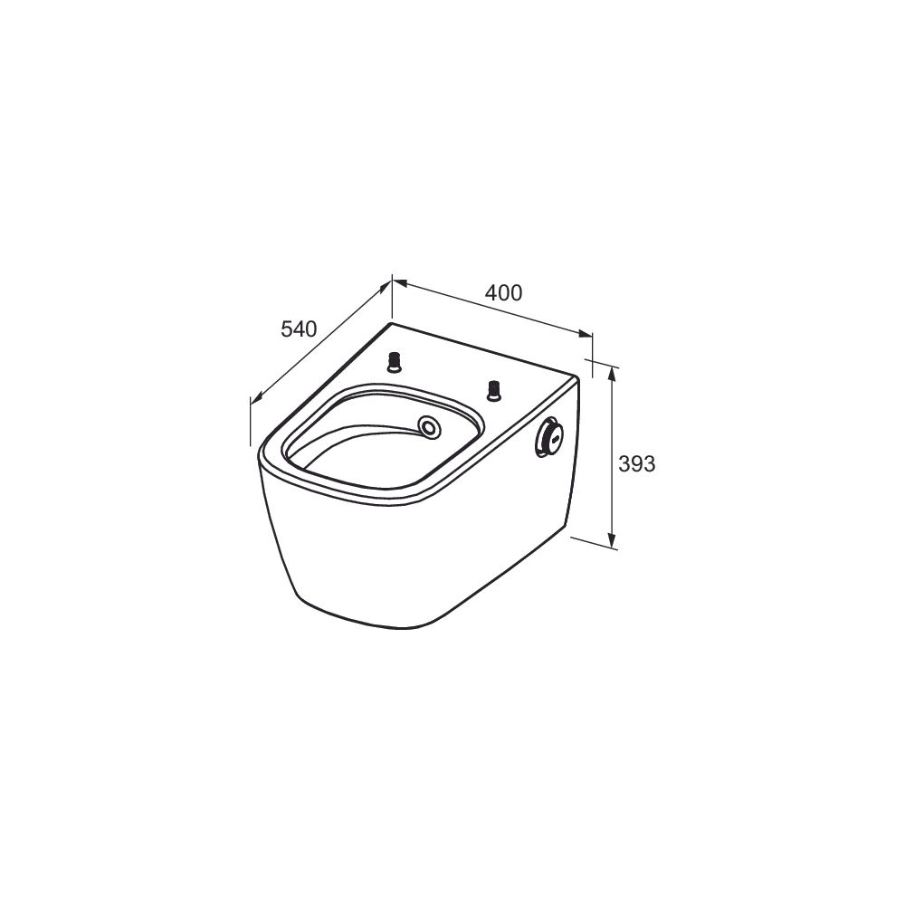 Tece neo Dusch-WC, Warm- und Kaltwasser, Weiß... TECE-9700205 4027255098718 (Abb. 7)