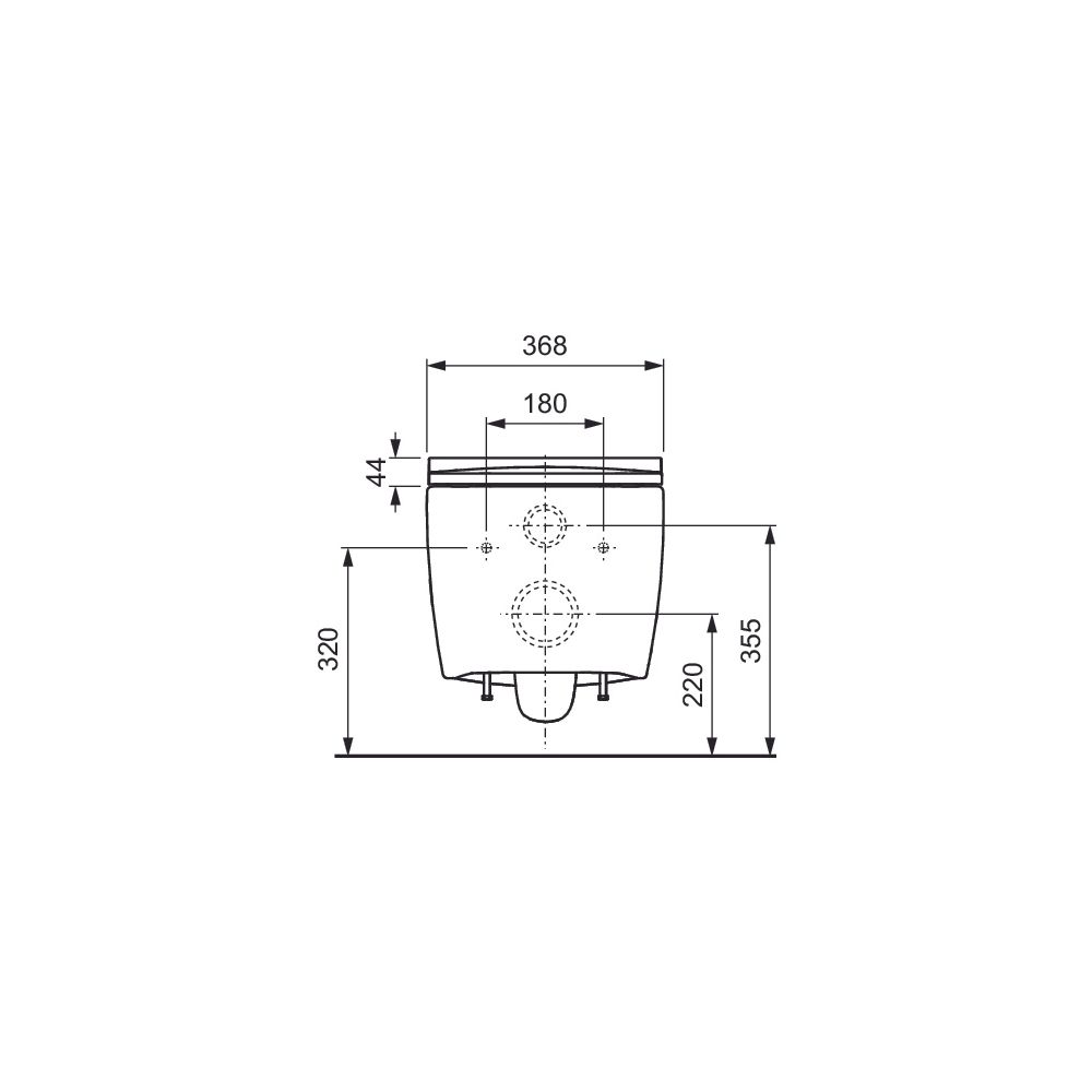 Tece neo Set ohne Duschfunktion und Dusch-WC/WC-Sitz Tece neo/one mit Deckel slim... TECE-9700215 4027255098893 (Abb. 5)