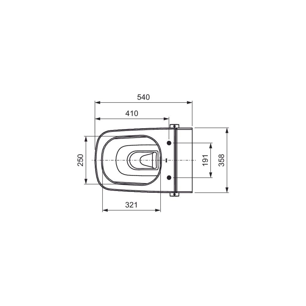 Tece one Set Warm-/Kaltwasser und Dusch-WC/WC Sitz Tece neo/one mit Deckel classic... TECE-9700216 4027255099197 (Abb. 6)