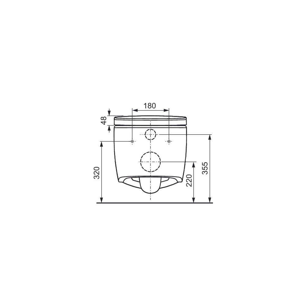 Tece loft WC-Keramik Set mit cyclon flush und WC-Sitz im klassisch-hohen Design... TECE-9700224 4027255131828 (Abb. 4)