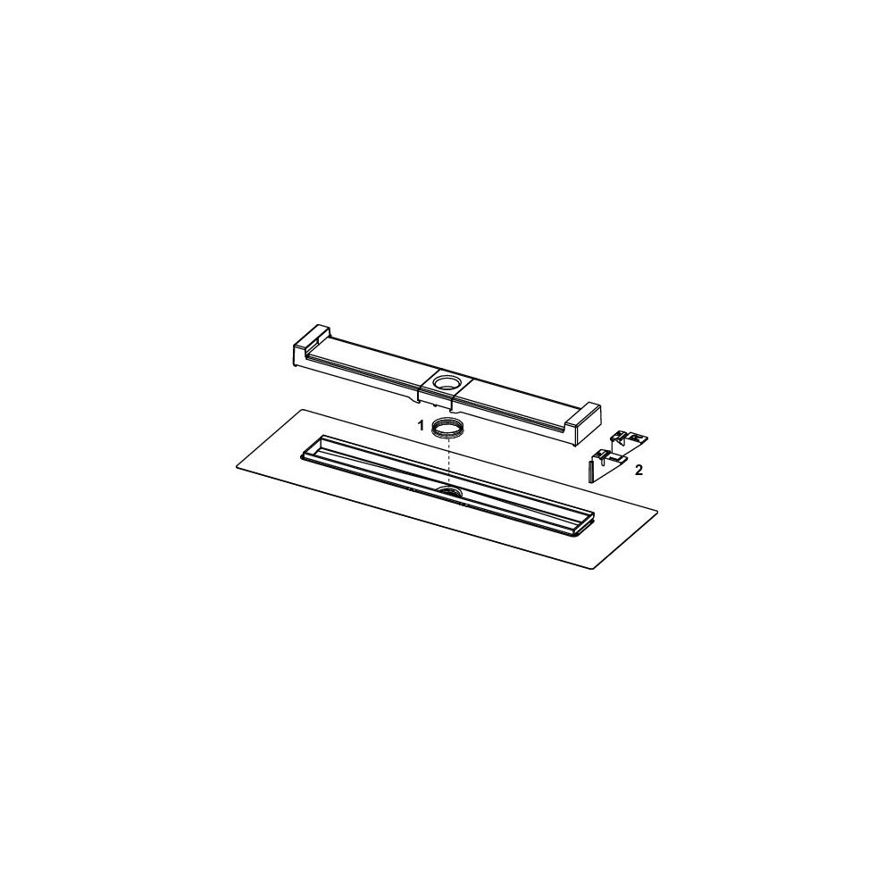 Tece drainline Evo Rinne mit Wandfliesenauflage mit befestigter Seal System Dichtmanschett... TECE-600903 4027255061675 (Abb. 4)