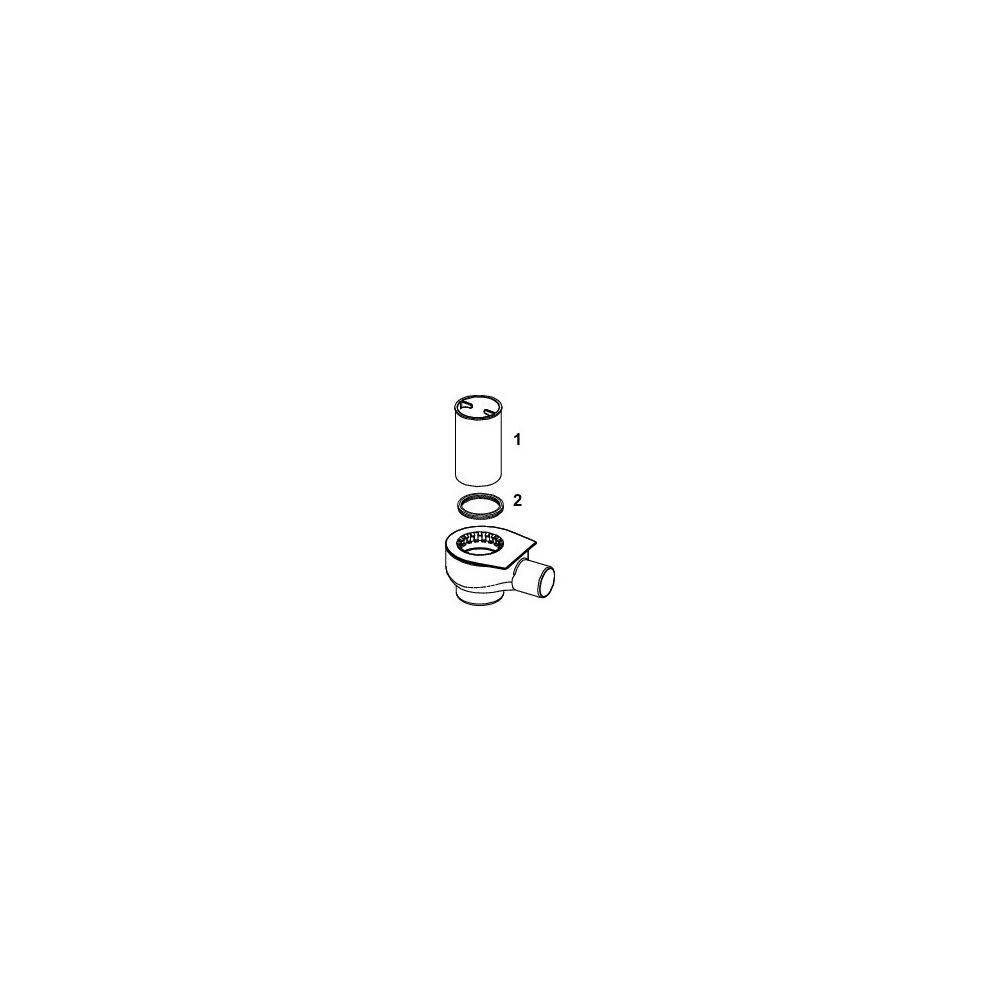 Tece drainline Ablauf Norm DN 50 mit seitlichem Auslauf 0,8 l/s... TECE-650001 4027255010789 (Abb. 4)