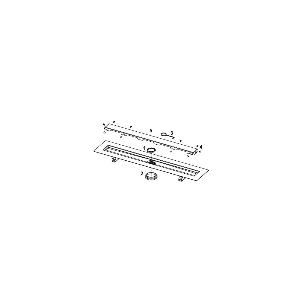 Tece drainline Rinne für Naturstein mit Seal System Dichtband 1500mm... TECE-651500 4027255025356 (Abb. 5)