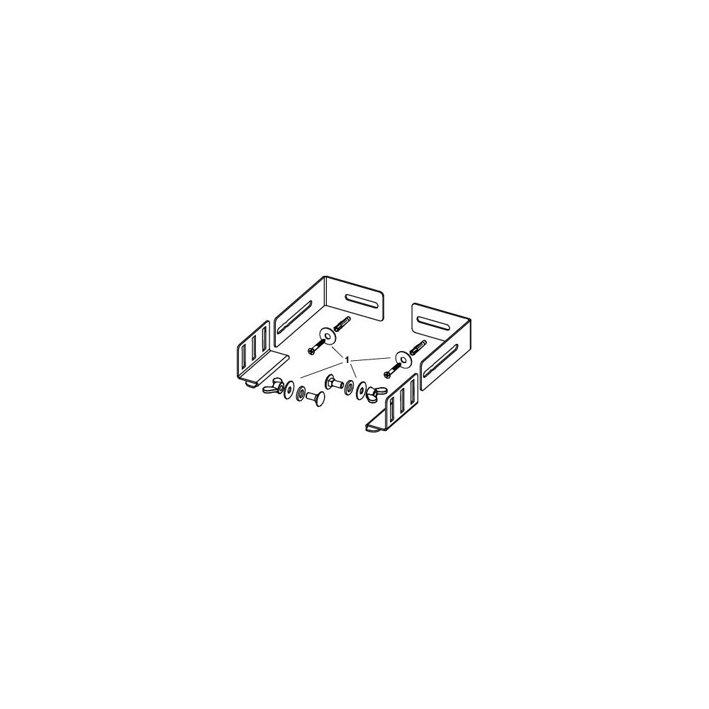 Tece drainline Evo Wandhalterung zur Anbindung über den Bauzeitschutz... TECE-660021 4027255090903 (Abb. 3)
