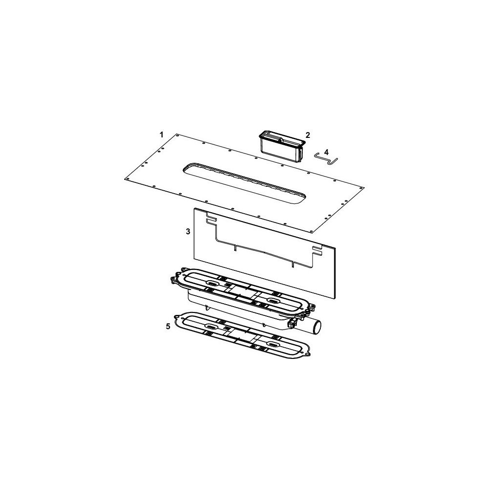 Tece drainprofile Ablauf flach DN 40 mit seitlichem Auslauf 0,53 l/s... TECE-673001 4027255061965 (Abb. 5)