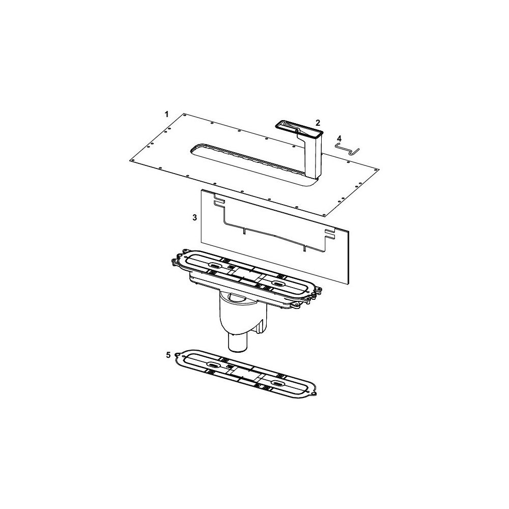 Tece drainprofile Ablauf senkrecht DN 50 Ablaufleistung 1,37 l/s... TECE-673003 4027255085268 (Abb. 5)
