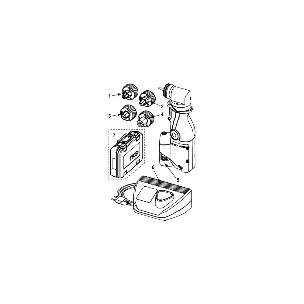 Tece RazFaz kompakt Akkuaufweitwerkzeug Tece flex mit Aufweitköpfen, Dimension 16-32mm, im... TECE-720240 4027255130609 (Abb. 4)