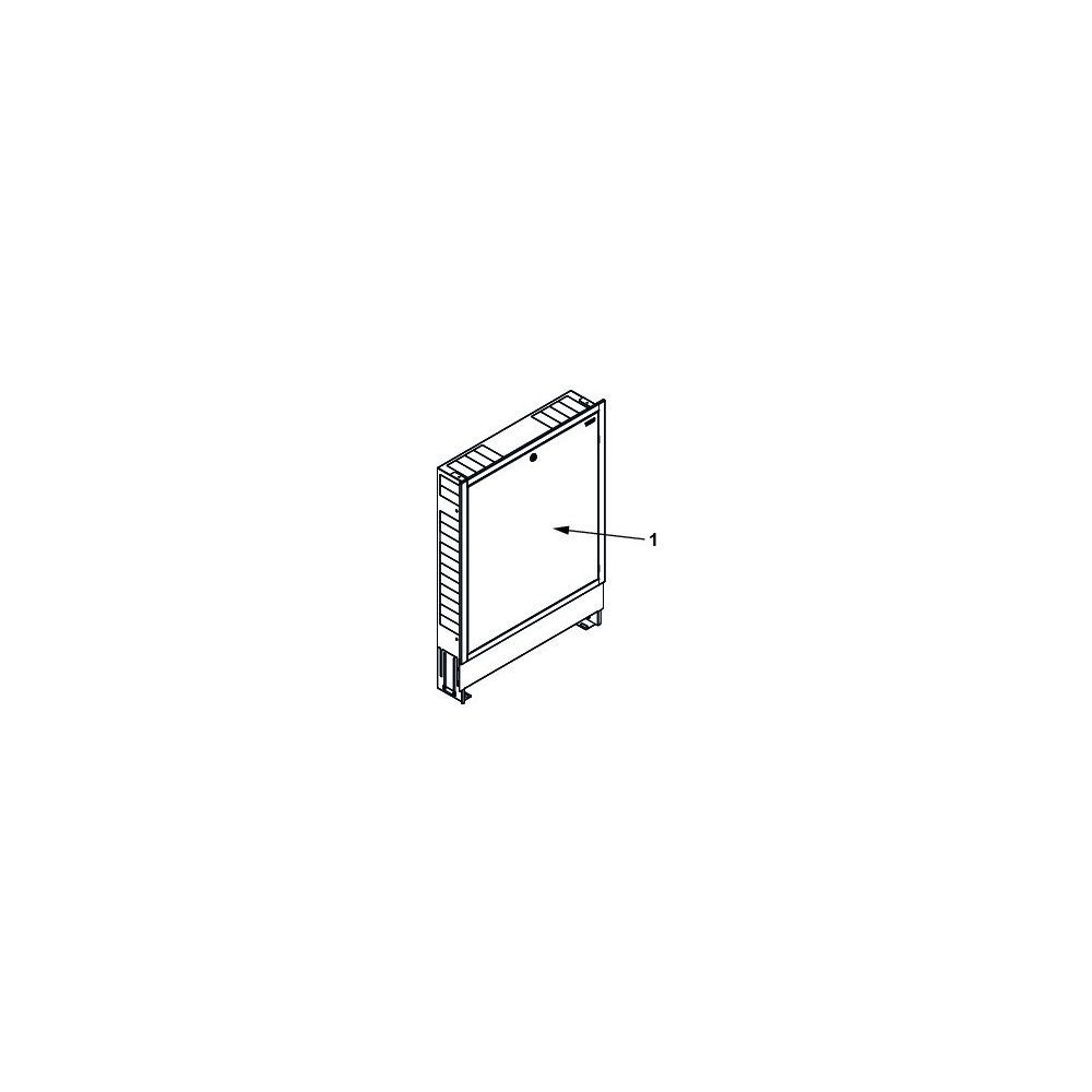 Tece floor Komfort Verteilerschrank Unterputz 80mm, Breite 840mm... TECE-77351604 4027255094178 (Abb. 3)