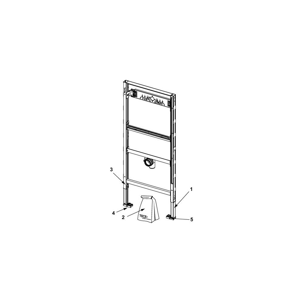 Tece profil Urinalmodul für Aufputz-Druckspüler... TECE-9320010 4027255011557 (Abb. 4)