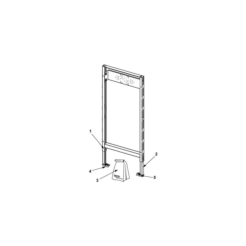 Tece profil Bad-/Duschmodul Bauhöhe 1120mm für Unterputz- und Aufputz-Armaturen... TECE-9340000 4027255011564 (Abb. 4)