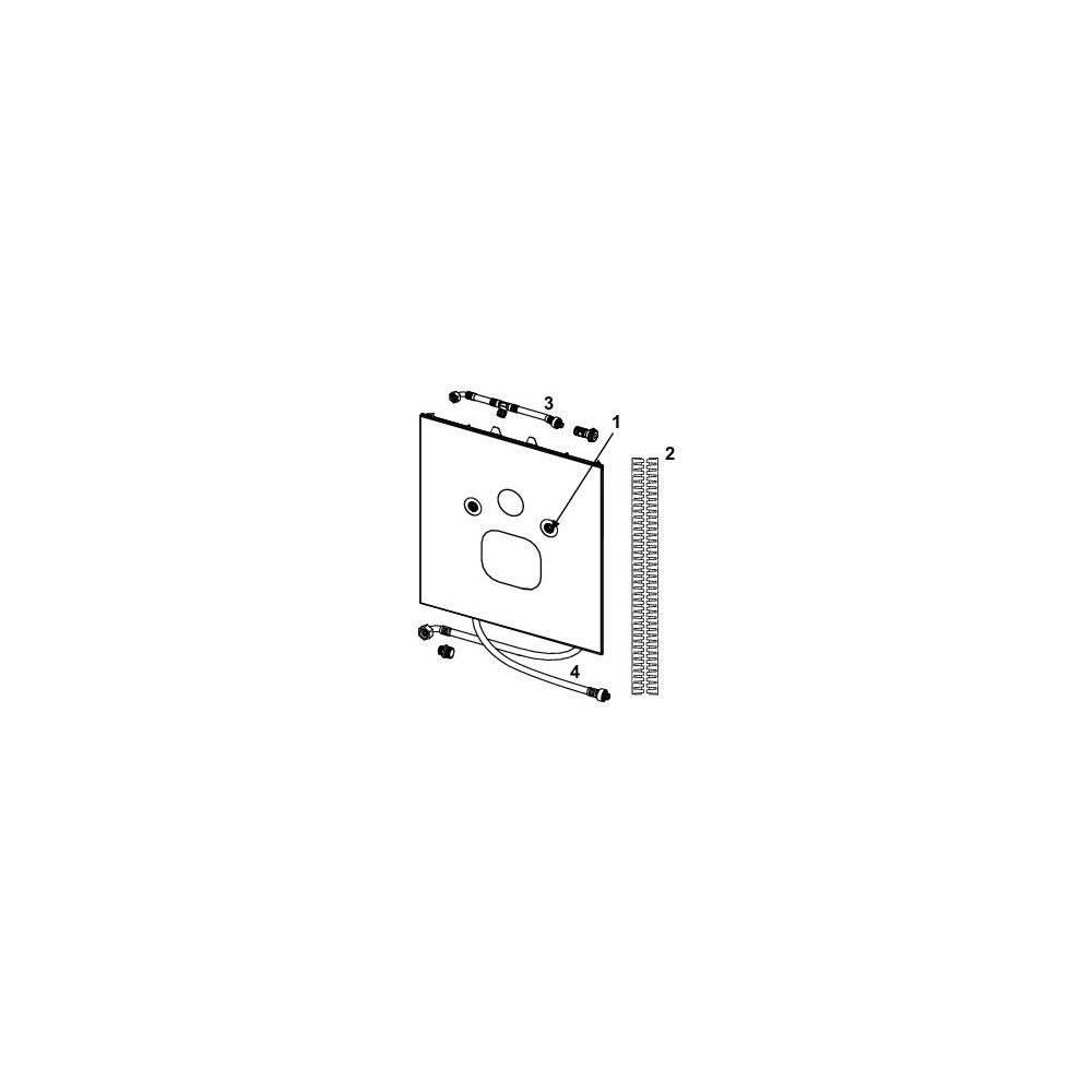Tece lux WC-Glasplatte für Duravit SensoWash C, Glas Schwarz glänzend... TECE-9650107 4027255043671 (Abb. 4)