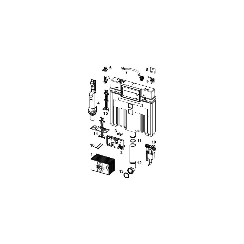 Tece Spülkasten Octa II... TECE-9820565 4027255086647 (Abb. 3)