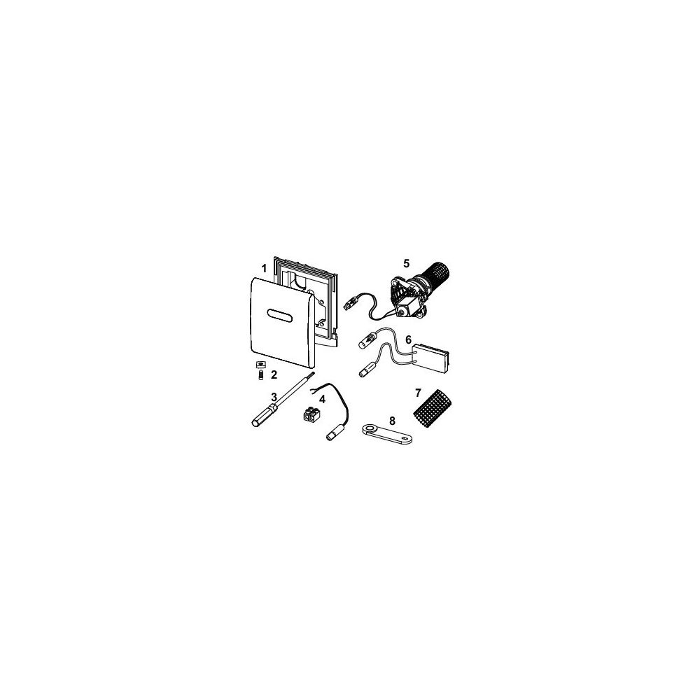 Tece planus Elektronik Urinal 230/12 V-Netz, Edelstahl gebürstet... TECE-9242352 4027255011526 (Abb. 5)