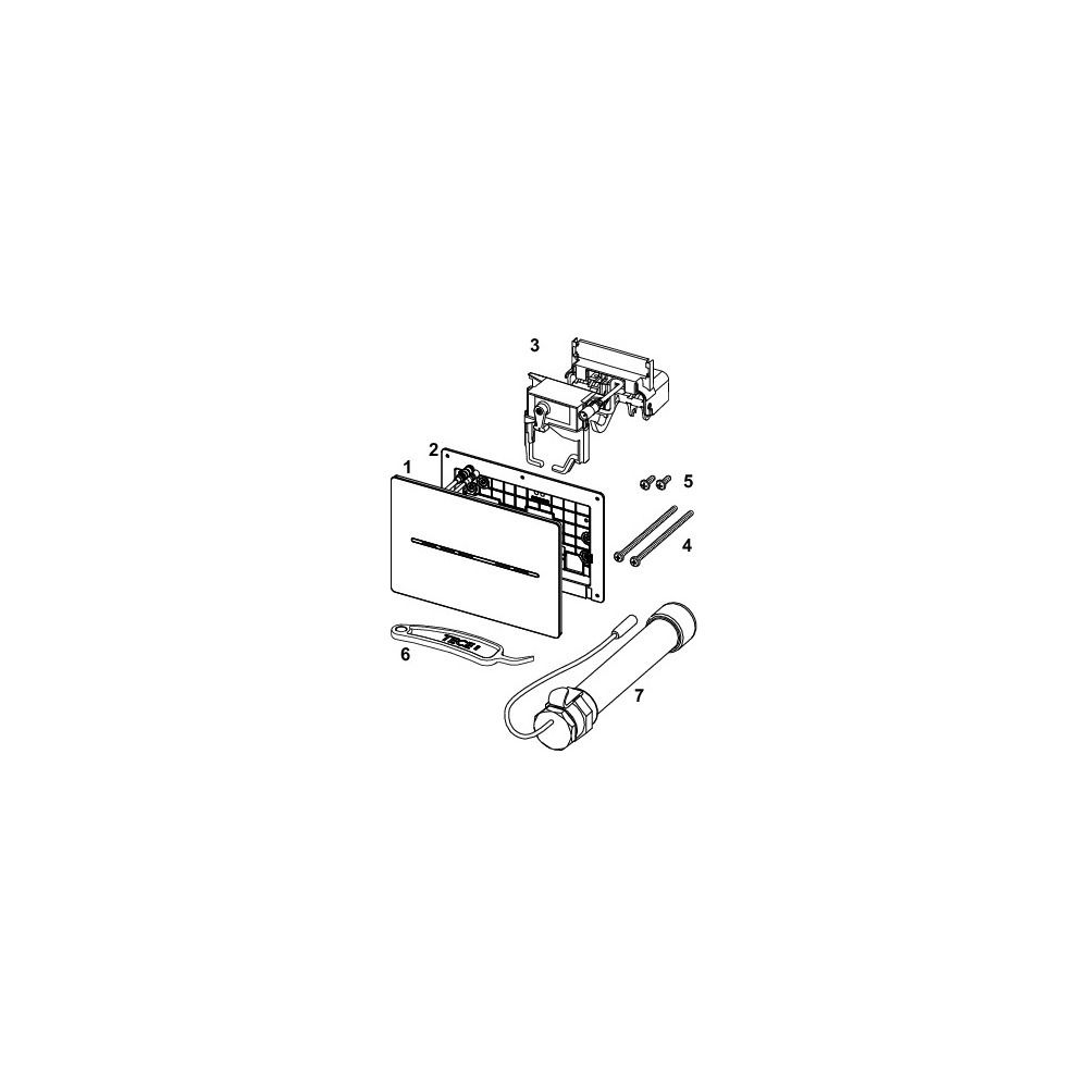 Tece solid WC-Elektronik 6 V-Batterie, Chrom glänzend... TECE-9240461 4027255082885 (Abb. 4)