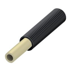 Tece flex Trinkwasserrohr PE-Xc im Wellschutzrohr schwarz Dimension 20mm... TECE-701020 4027255000223 (Abb. 1)