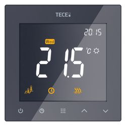 Tece floor Raumthermostat mit LC-Display, RT-D UP-230V, Schwarz, 77410063... TECE-77410063 4027255135000 (Abb. 1)