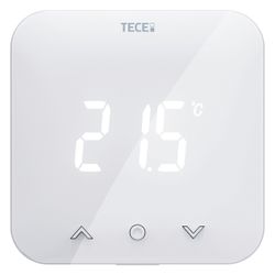 Tece floor Wi-Fi Slave Raumthermostat, Weiß, 77410069... TECE-77410069 4027255135017 (Abb. 1)