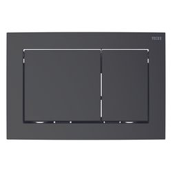 Tece base WC-Betätigungsplatte für Zweimengentechnik, Schwarz matt, 9240723... TECE-9240723 4027255097339 (Abb. 1)