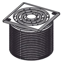 Tece drainpoint S Rostrahmen 100x100mm inklusive Designrost verschraubbar, Edelstahl... TECE-3660009 4027255034563 (Abb. 1)
