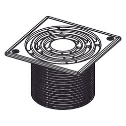Tece drainpoint S Rostrahmen 150x150mm inklusive Standardrost verschraubbar, Edelstahl... TECE-3660010 4027255034570 (Abb. 1)